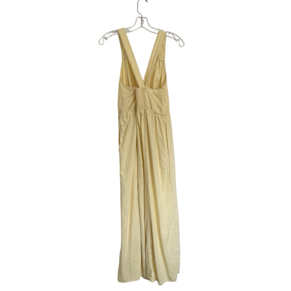 Butter Yellow Universal Thread Linen Blend Maxi Dress Medium‎ - Picture 3 of 10